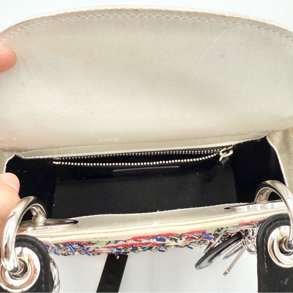 Lady Dior Satin Mini Christian Dior Bag - Picture 8 of 9